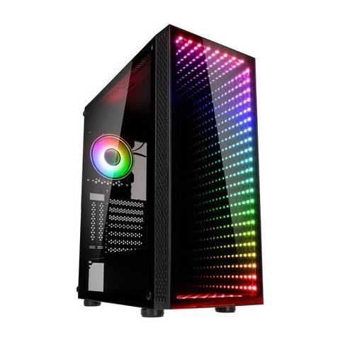 Case Void Rift Midi Tower ATX / Micro ATX / Mini-ITX 2 Porte USB 3.2 Colore Nero (Finestrato) - Foto 1