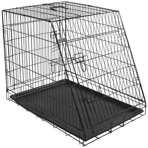Gabbia Per Cani 107x74x85 Cm Nera - Foto 1