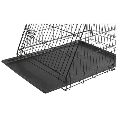Gabbia Per Cani 107x74x85 Cm Nera - Foto 2