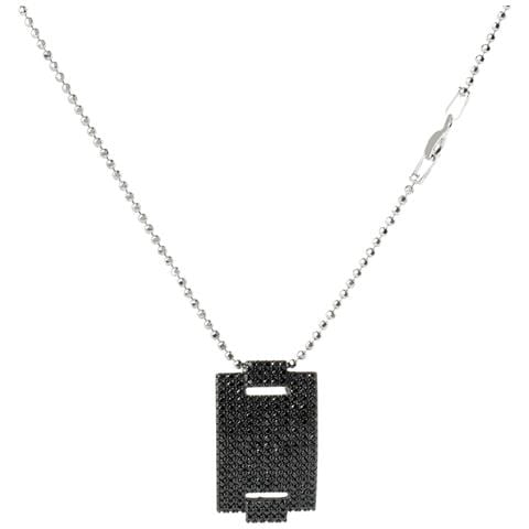 Gioielleria P0044-bk-bk-2. Collana, Colore Grigio. Donna. - In ordine - Foto 3