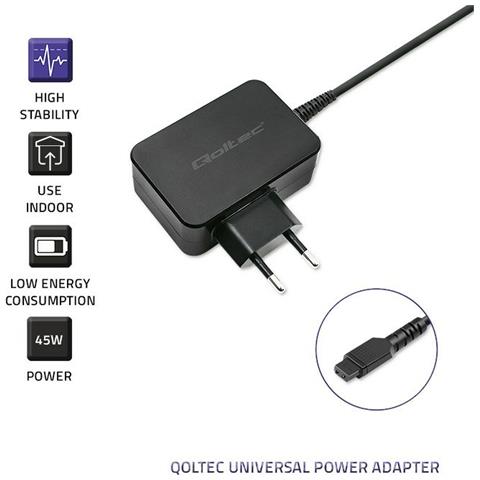 Caricabatterie Portatile Qoltec 51025 45 W - Foto 2