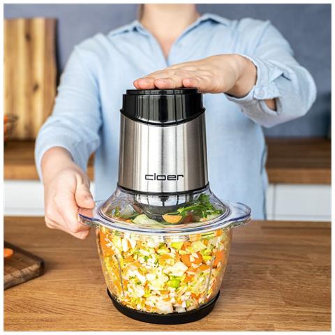 6829 tritaverdure elettrico 1,2 L Argento, Trasparente - Foto 17