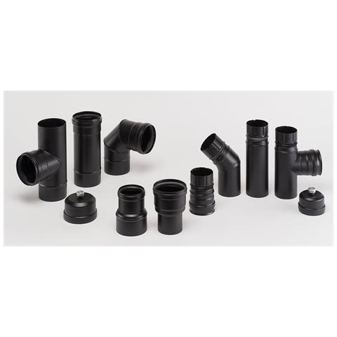 Rosone Per Tubi Stufe Legna E Pellet Con Incastro A Muro Ala - 13cm - Foto 2