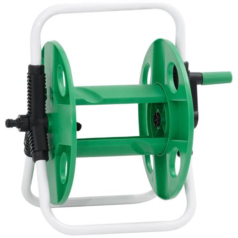 Carrello Avvolgitubo Autonomo Tubo Flessibile 45 M 1/2"" Acciaio - Foto 1