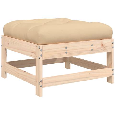 Set Divani da Giardino 6 pz con Cuscini in Legno Massello - Foto 9