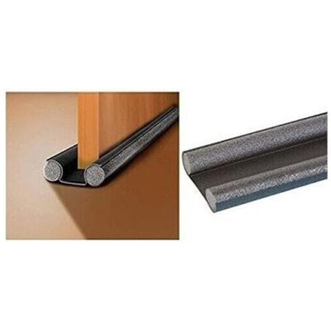 Parafreddo Sottoporta Isolante Doppio Isolamento 95cm Paraspiffero Grigio - Foto 2