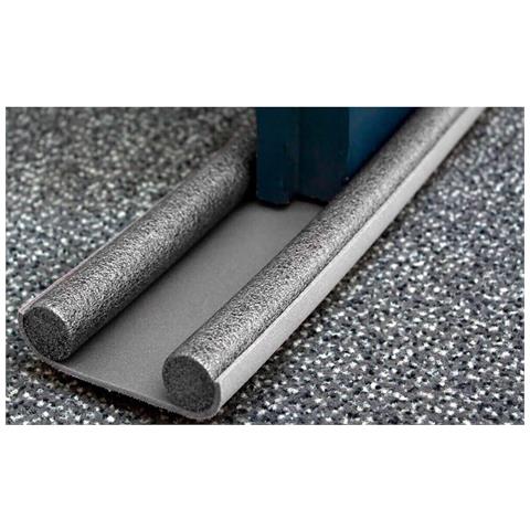 Parafreddo Sottoporta Isolante Doppio Isolamento 95cm Paraspiffero Grigio - Foto 4