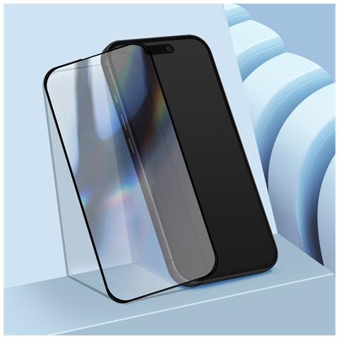 Vetro Temperato Per Iphone 16 Durezza 9h Antimacchie, Trasparente - Foto 2