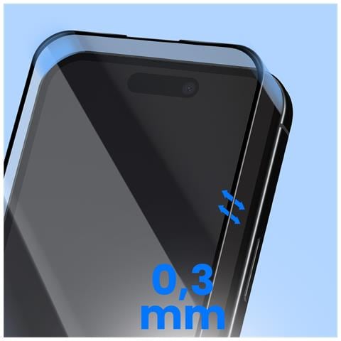 Vetro Temperato Per Iphone 16 Durezza 9h Antimacchie, Trasparente - Foto 5