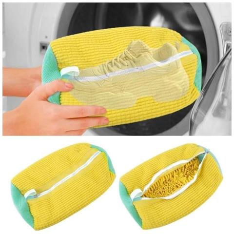 Sacchetti Per Lavaggio Scarpe 2 Pz Yellow - Foto 1