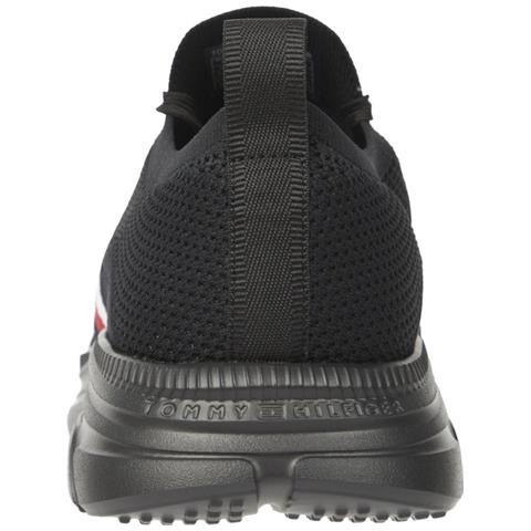 Modern Knit Stripes Sneakers Sintetico Scarpe Uomo Nero Eu 41, Fm0fm04798 Bds - Foto 3