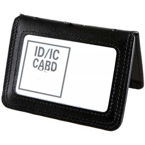 Porta Carte D'identità In Vera Pelle Con Laccio Da Collo Black - Foto 1