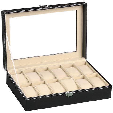 Scatola Porta Orologi Da 12 Slot Beige - Foto 1