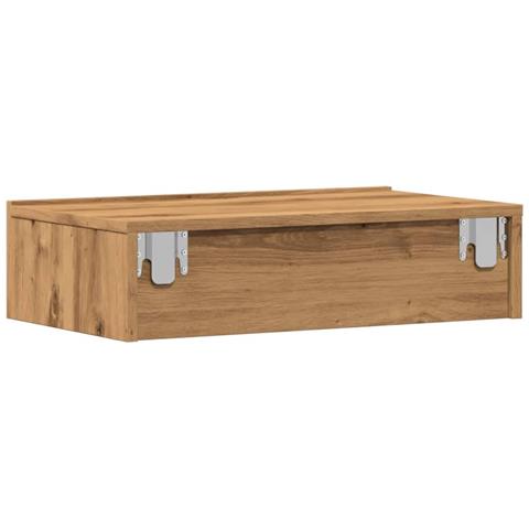 Mobili Porta TV Luci LED 2 pz Rovere Artigianale 60x35x15,5 cm - Foto 2