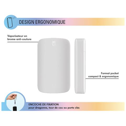 Spray Detergente Antibatterico 15ml Con Ricarica E Panno In Microfibra, Bianco - Foto 2