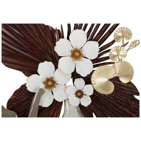 Decorazione In Metallo 3d Gatti 3 - Multicolore - Metallo - 54,6x8,9x59,7 Cm - Foto 2