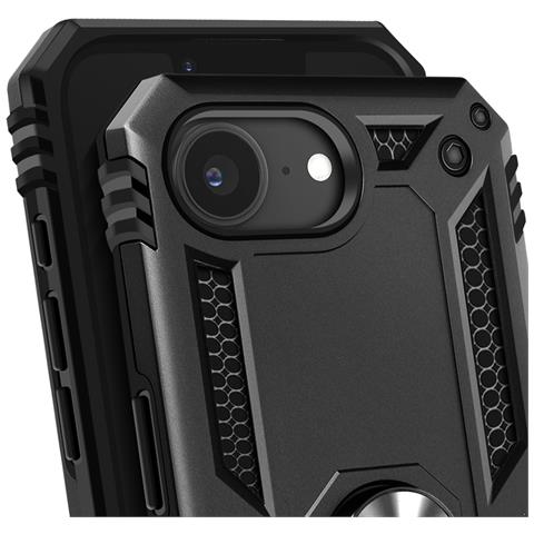 Custodia Iphone 16e Ibrida Anello Supporto Magnetico - Foto 2