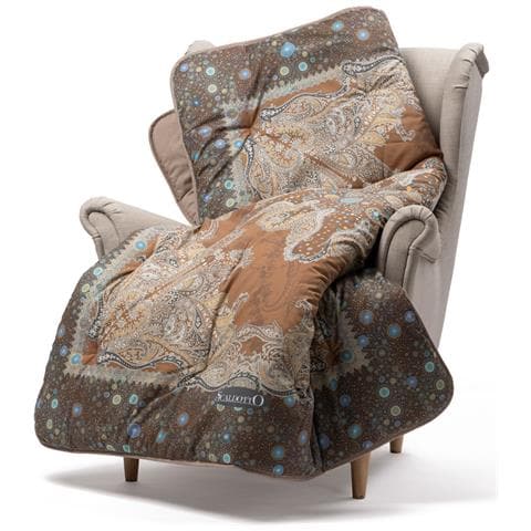 Scaldotto Cm 130x170 Serenissima In Cotone Colore Dorato Misura Cm 130x170 - Foto 4
