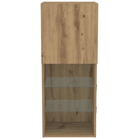 Mobile TV  con luci LED Rovere Artisan 40,5x30x102 cm - Foto 9