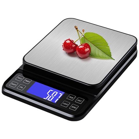 Bilancia Da Cucina Digitale Ricaricabile 15kg / 1g - Alta Precisione Con Ricarica Usb - Foto 7