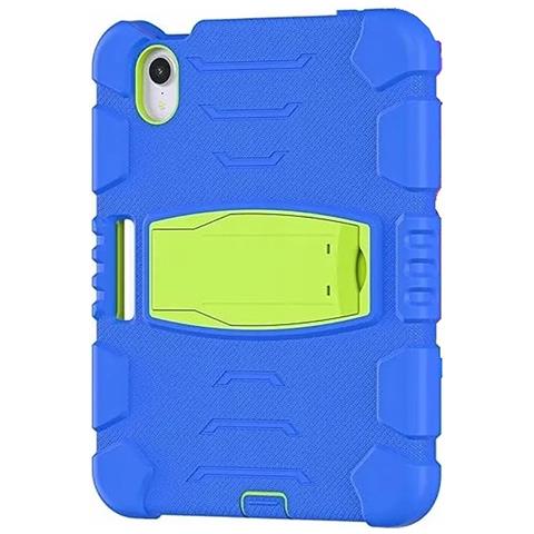 Custodia Per Ipad Mini 6 2021/ 8,3” Armata Con Supporto E Alloggiamento Per Stilo Blu - Foto 1