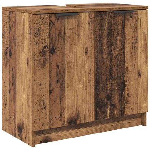 Mobile da Bagno con porta Legno vecchio 64,5 x 33,5 x 59 cm - Foto 1