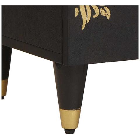 Armadio da Notte con cassetto 2 pcs Nero 40 x 33 x 46 cm - Foto 9