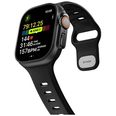 Bracciale Sport Impermeabile 49 Mm Per Apple Watch Modello Tempo Band, Nero - Foto 2