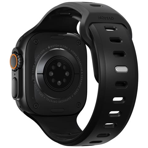 Bracciale Sport Impermeabile 49 Mm Per Apple Watch Modello Tempo Band, Nero - Foto 1