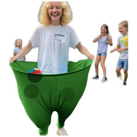 Gioco Del Lancio Dei Pantaloni Della Nonna: Divertente Gioco Di Lancio Oversize Per Famiglia E Attività All'aperto Green - Foto 2