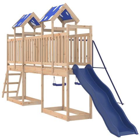 Set da Gioco da Esterno in Legno Massello di Pino - Foto 1