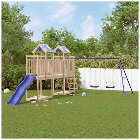 Set da Gioco da Esterno in Legno Massello di Pino - Foto 2