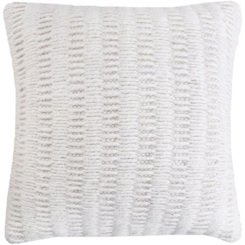 Sigrid - Cuscino In Lana Avorio Con Decoro 45 X 45 - Foto 1