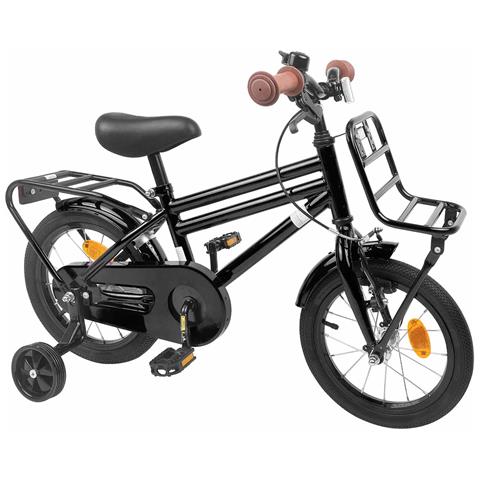 Bicicletta per Bambini 16 Pollici per bambini di 4-6 anni Nero - Foto 2