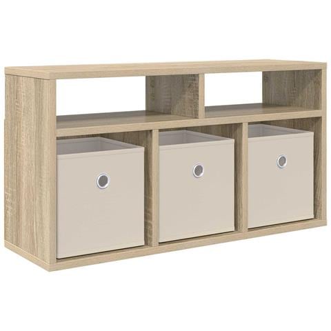 Lowboard con cassetto Rovere Sonoma 72 x 22,5 x 38 cm - Foto 1