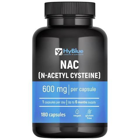 NAC N-Acetil-Cisteina 600 mg 180 Capsule | Precursore del Glutatione ad Alta Biodisponibilità | Antiossidante, Detox e Supporto Immunitario | 100% Vegano, Senza Glutine e Senza Lattosio | Fino a 6 Mesi - Foto 4