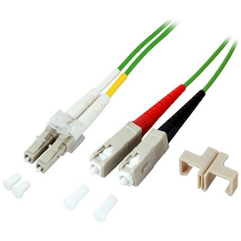 ILWL D5-SCLC-030 / OM5 - Cavo Fibra Ottica SC / LC 50/125 Multimodale 3 m OM5 - Foto 1