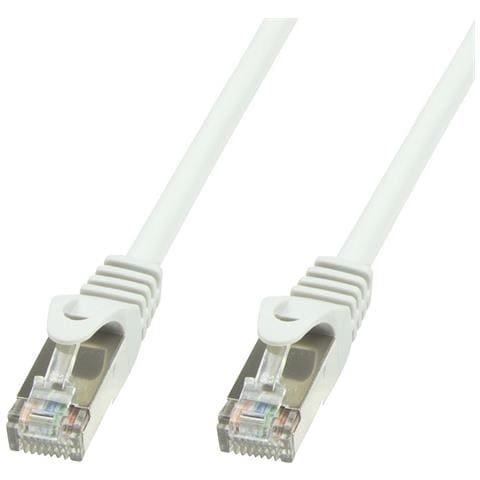 ICOC LS6-010-WHT - Cavo di rete Patch in rame Cat. 6 Bianco SFTP LSZH 1m - Foto 1