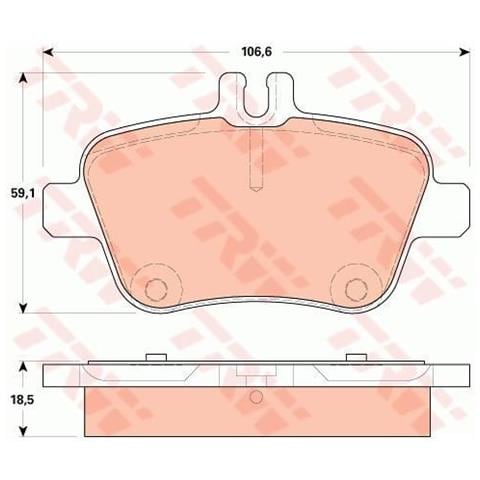 4 Pastiglie Freno Gdb1920 - Foto 1