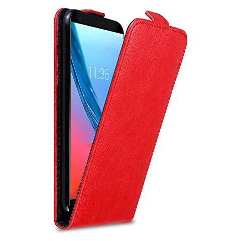 Custodia Compatibile Con Zte Blade V9 In Rosso Mela - Coperchio Protettivo In Design Flip Con Chiusura Magnetica - Foto 1