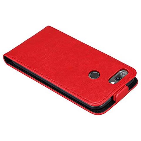 Custodia Compatibile Con Zte Blade V9 In Rosso Mela - Coperchio Protettivo In Design Flip Con Chiusura Magnetica - Foto 2