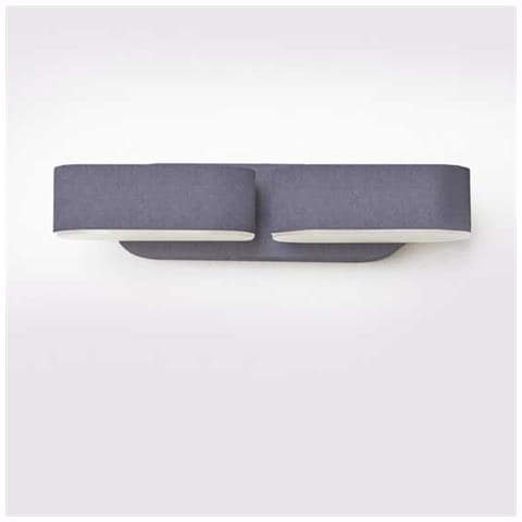 V-tac Vt-814 Lampada Led 12w Da Parete Grigio Teste Ruotabili Wall Light Bianco Caldo 3000k Ip65 - Sku 8294 - Foto 1