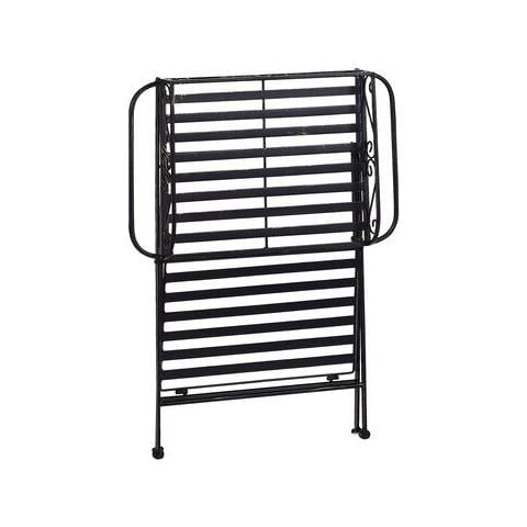 Tavolino Ausiliare In Metallo Nero 35 X 40 Cm Ancud - Foto 7