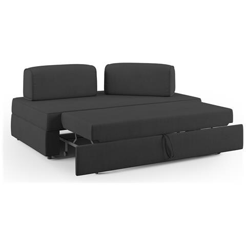 Liberty Divano Con Schienali Movibili T02 Nero - Foto 2