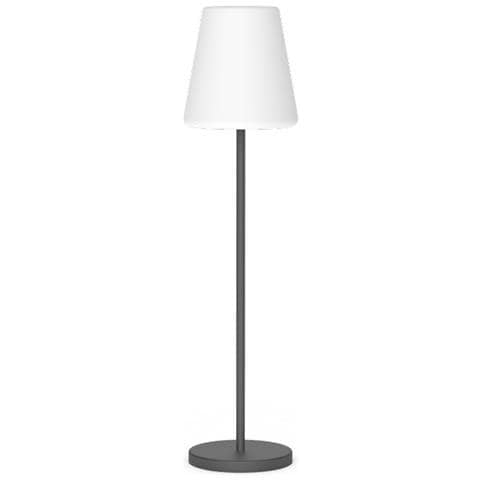 Lampada Da Terra Led Rgbw 4.5w Lola Slim 120 Solar&battery Antracite 1190xø281 Mm Pe - Foto 1