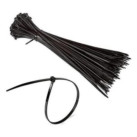 100 Pz Fascette Di Cablaggio In Nylon Neutra 4.5 X 200 Mm - Foto 2