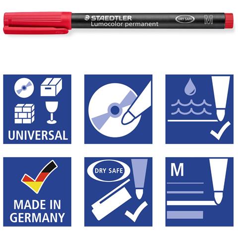 Lumocolor permanent pen 317 marcatore permanente 8 pz - Foto 4