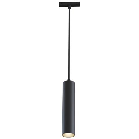 Faretto Focus Led Per Binario Moderno Alluminio Nero Luce Naturale 12w - Foto 1