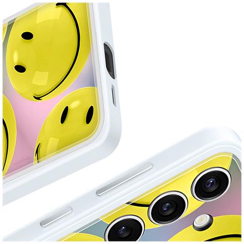Cover Flipsuit S24 Plus Personalizzabile Smile Gialli, Giallo - Foto 5