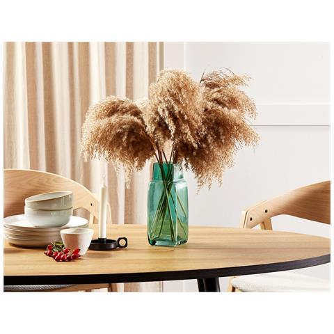Vaso Da Fiori Merbaka Vetro Verde Smeraldo - Foto 1